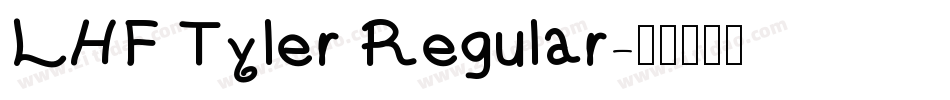 LHF Tyler Regular字体转换